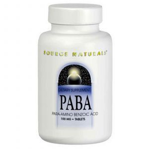 ПАБК (пара-аминобензойная кислота), Source Naturals, 250