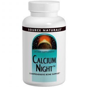 Кальций на ночь, Source Naturals, 240 таблеток