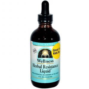 Укрепление иммунитета, Herbal Resistance Liquid, Source Naturals, Wellness, 118.28 мл