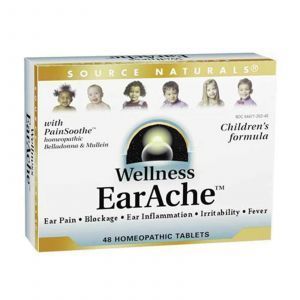 Гомеопатия боль в ушах, Source Naturals, 48 таб.
