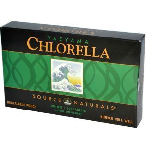 Хлорелла, Source Naturals, 200 мг, 300 таблеток