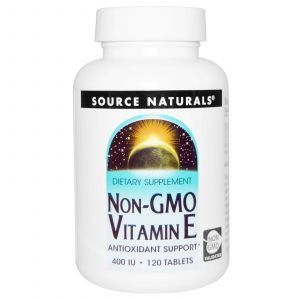 Витамин Е, Source Naturals, 400 МЕ, 120 таблеток