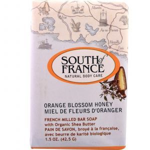 Французское мыло с маслом ши, апельсиновый мед, Soap with Organic Shea Butter, South of France, 42,5 г