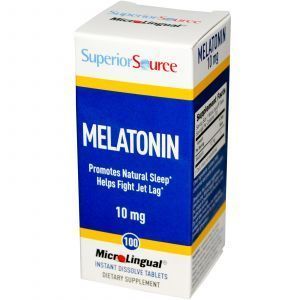 Мелатонин, 10 мг, Melatonin, 10 mg, Superior Source, 100 таб.