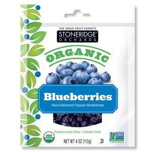  Органическая черника, Organic Blueberries, Stoneridge Orchards, 113 г