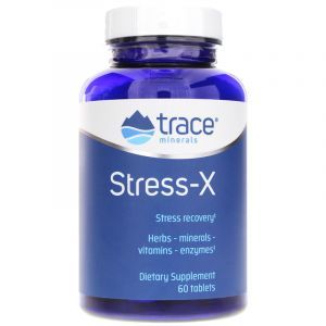 Стресс-X, защита от стресса, Stress-X, Trace Minerals Research, 60 таблеток