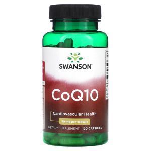 Коэнзим Q10 , CoQ10, Swanson, 30 мг, 120 капсул
