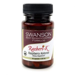 Малиновые кетоны,  Razberi-K, Swanson, 100 мг, 60 капсул