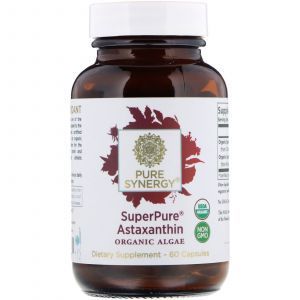 Астаксантин, SuperPure Astaxanthin, The Synergy Company, 60 капсул