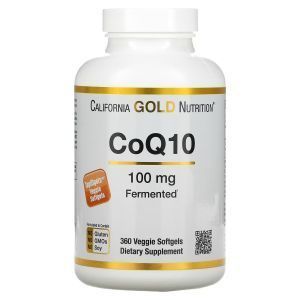Коэнзим CoQ10, California Gold Nutrition, 100 мг, 360 капсул