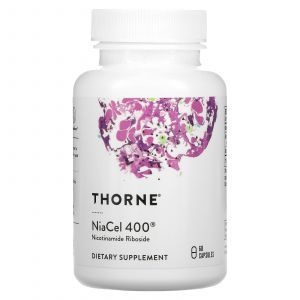 Нікотинамід рибозид, NiaCel 400, Thorne Research, 60 капсул