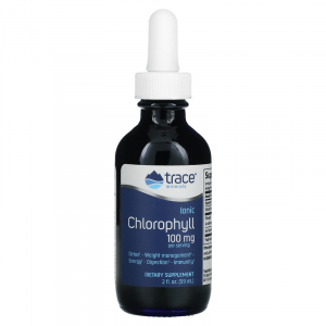 Ионный хлорофилл, Ionic Chlorophyll, Trace Minerals, 100 мг, 59 мл