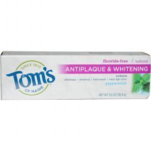 Зубная паста без фтора, Fluoride-Free Toothpaste, Tom's of Maine, 155,9 г