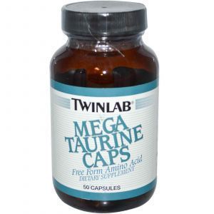 Таурин,Twinlab, 1000 мг, 50 капсул