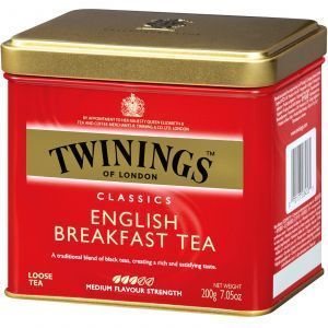  Классический листовой чай, English Breakfast Loose Tea, Twinings, 200 г
