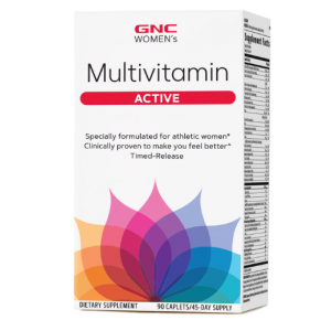 Активный мультивитаминный комплекс для женщин, Women's Multivitamin Active, GNC, 90 капсул