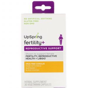 Репродуктивная поддержка, Reproductive Support, UpSpring, 30 вегетарианских капсул