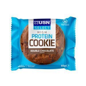Протеиновое печенье, Select High Protein Cookie, USN, двойной шоколад, 60 г
