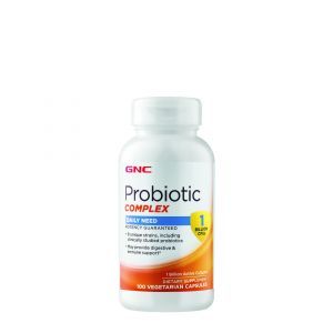 Пробиотический комплекс, Probiotic Complex DAILY NEED, GNC, 1 млрд. КОЕ, 100 вегетарианских капсул