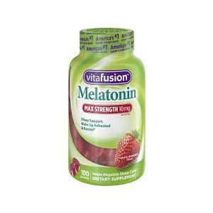 Мелатонин,  Max Strength Melatonin, VitaFusion, 10 мг, 100 жевательных таблеток