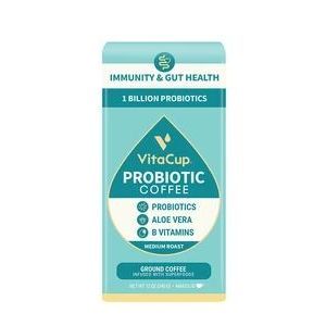Кофейные капсулы с пробиотиками,Immunity Probiotic Ground Coffee, VitaCup, 34 пакетика по 11 г