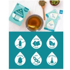 Настоянный чай с пробиотиками, алоэ и витаминами, Immunity Probiotic Tea Bags, VitaCup, 56 шт