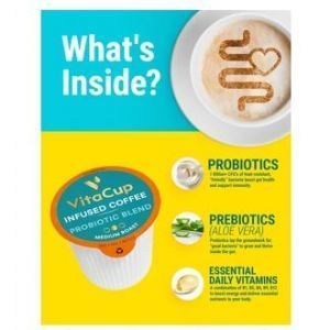 Кофейные капсулы с пробиотиками, Immunity Probiotic Coffee Pods, VitaCup, 32 шт