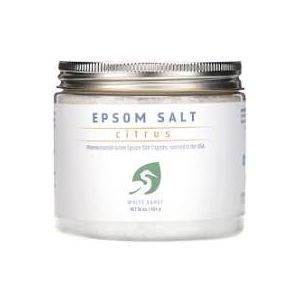 Английская соль, эвкалипт, Epsom Salt, White Egret Personal Care, 454 г