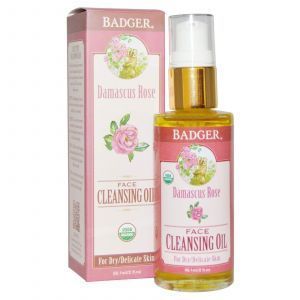 Очищающее масло с дамасской розой, Badger Company, 59,1 мл