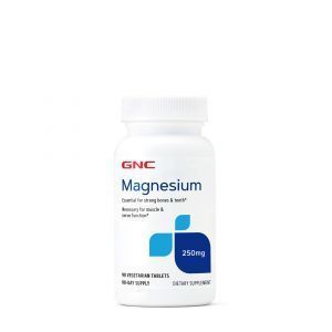 Магний, Мagnesium, GNC, 250 мг, 90 вегетарианских таблеток