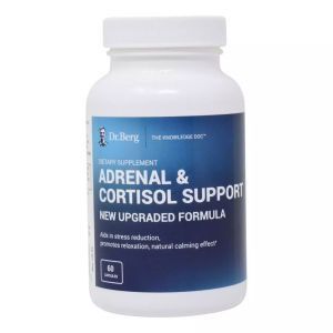 Поддержка надпочечников и уровня кортизола, Adrenal & Cortisol Support, Dr. Berg’s, 60 капсул