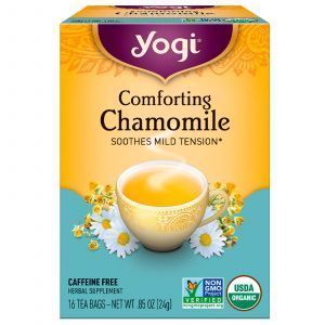 Успокаивающий чай с ромашкой, Comforting Chamomile, Yogi Tea, 16 пакетиков, 24 г