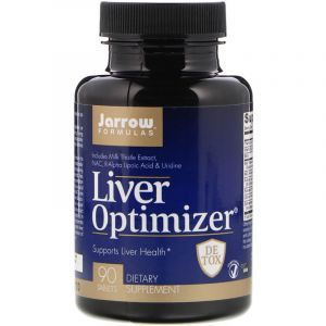 Поддержка печени, Liver Optimizer, Jarrow Formulas, 90 таблеток