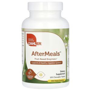 Zahler, AfterMeals, Fruit-Based Enzymes+, 100 Chewable Tablets