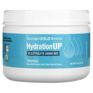 Электролитный напиток, HydrationUP, BEVERAGES, California Gold Nutrition, тропический вкус, 227 г