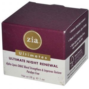Нічний крем для обличчя, Zia Natural Skincare, (28 г)