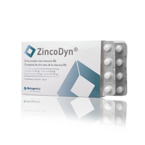 Цинк + Витамин В6, ЦинкоДин, ZincoDyn, Metagenics, для веганов, 56 таблеток
