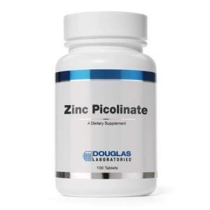 Цинк пиколинат, Zinc Picolinate, Douglas Laboratories, 50 мг, 100 таблеток 