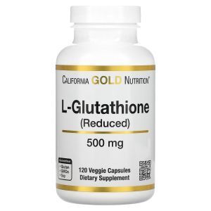 L-глутатион (восстановленный), L-Glutathione (Reduced), California Gold Nutrition, 500 мг, 30 капсул